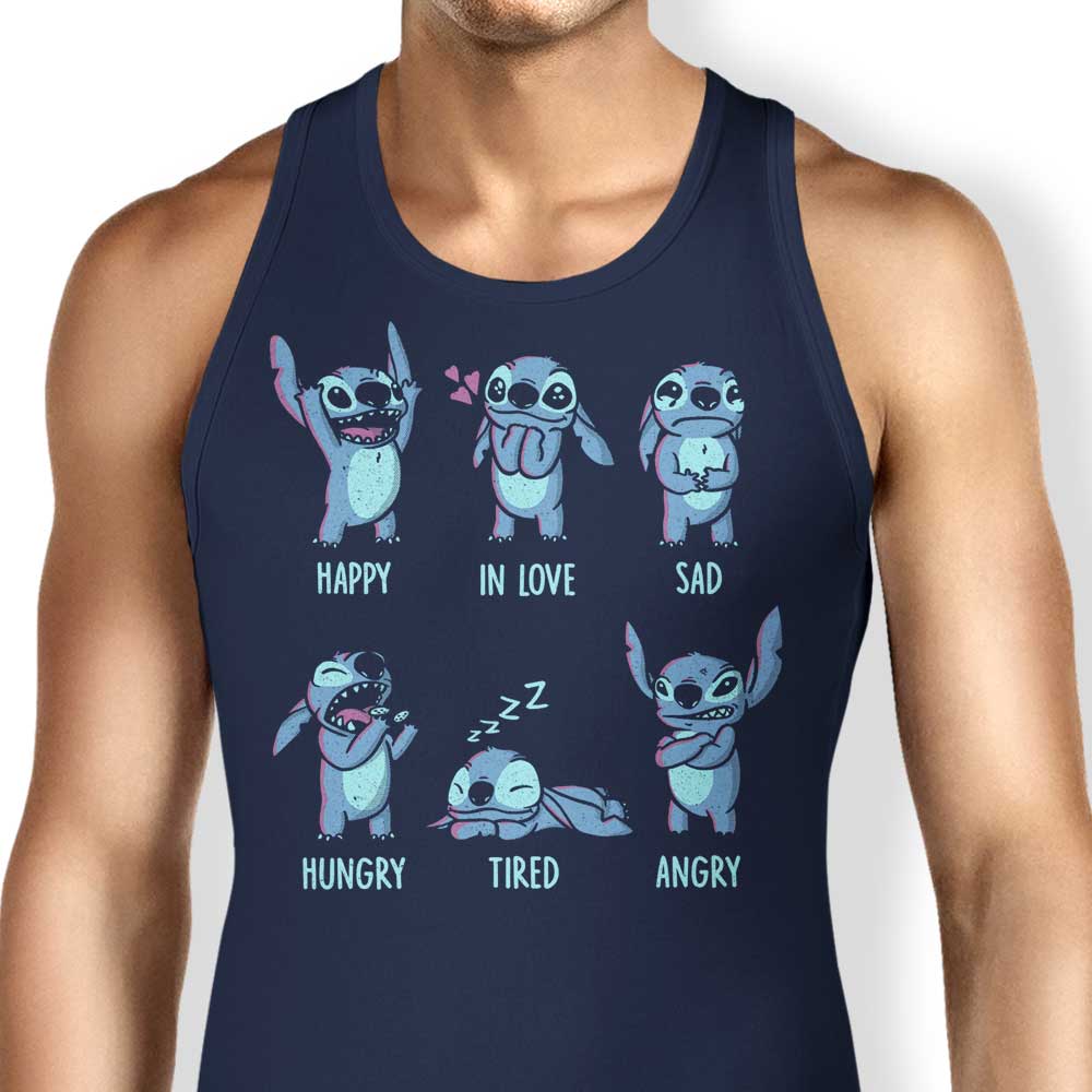 Monster Emotions Tank Top - Adult & Kids T-Shirts, Sweatshirts & Hoodies apparel design preview 1