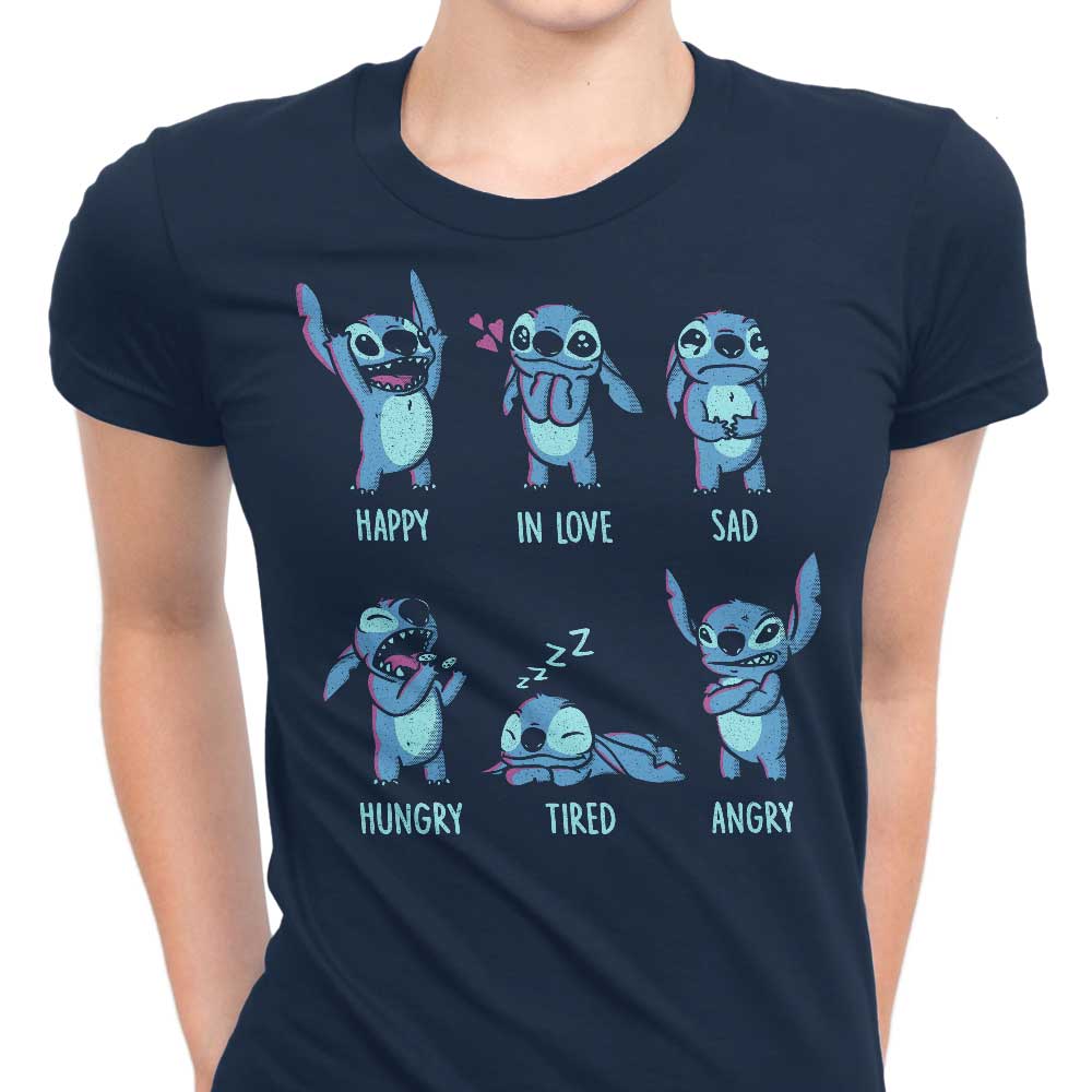 Monster Emotions Women's Apparel - Adult & Kids T-Shirts, Sweatshirts & Hoodies apparel design preview 1