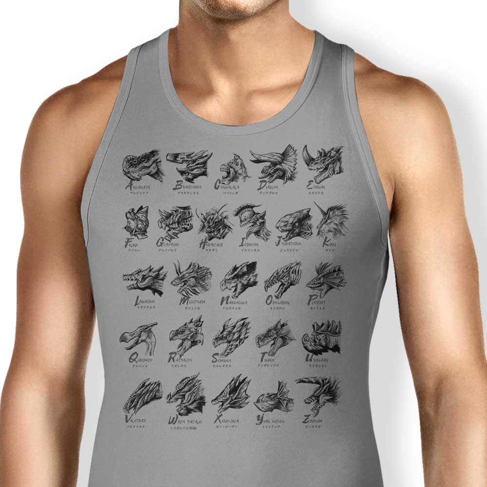 Monsterpedia Tank Top - Adult & Kids T-Shirts, Sweatshirts & Hoodies apparel design preview 1
