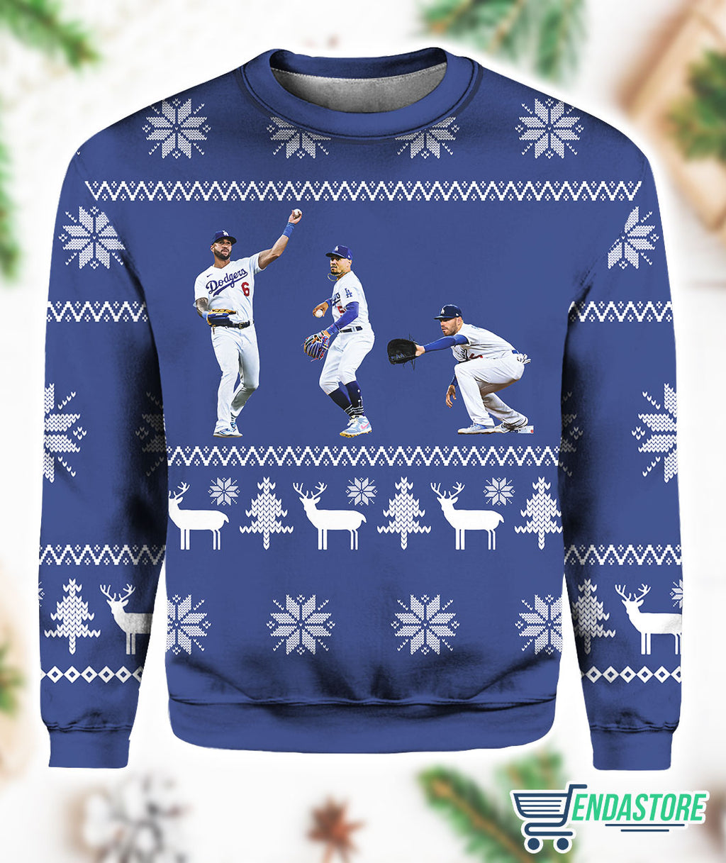 Mookie Freddie And David Dodger Ugly Christmas Sweater product image 2