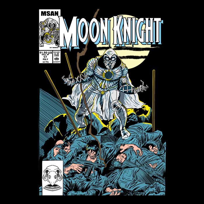 Moon Comic Tank Top - Adult & Kids T-Shirts, Sweatshirts & Hoodies apparel design preview 2