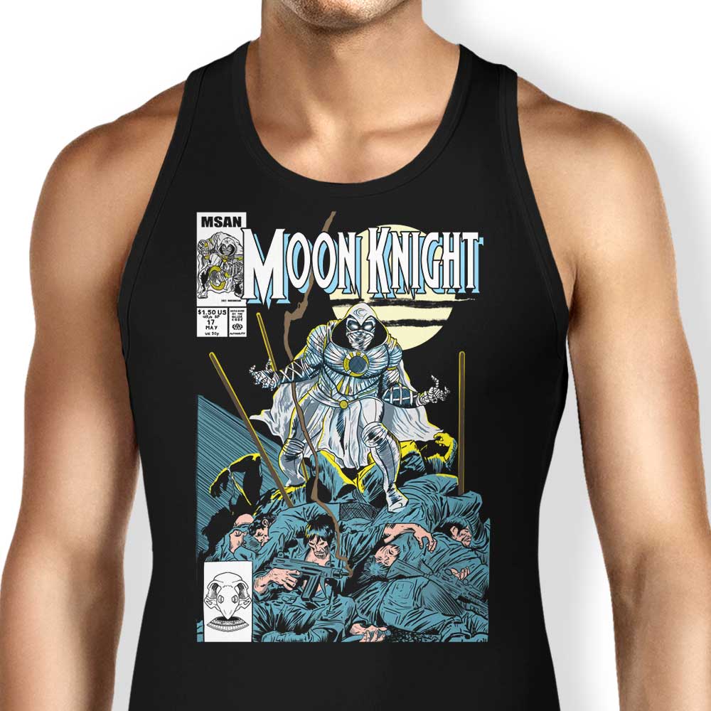 Moon Comic Tank Top - Adult & Kids T-Shirts, Sweatshirts & Hoodies apparel design preview 1