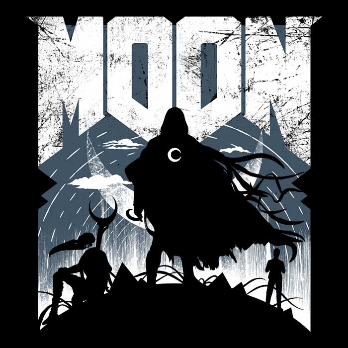 Moon Doom Men's Apparel - Adult & Kids T-Shirts, Sweatshirts & Hoodies apparel design preview 2