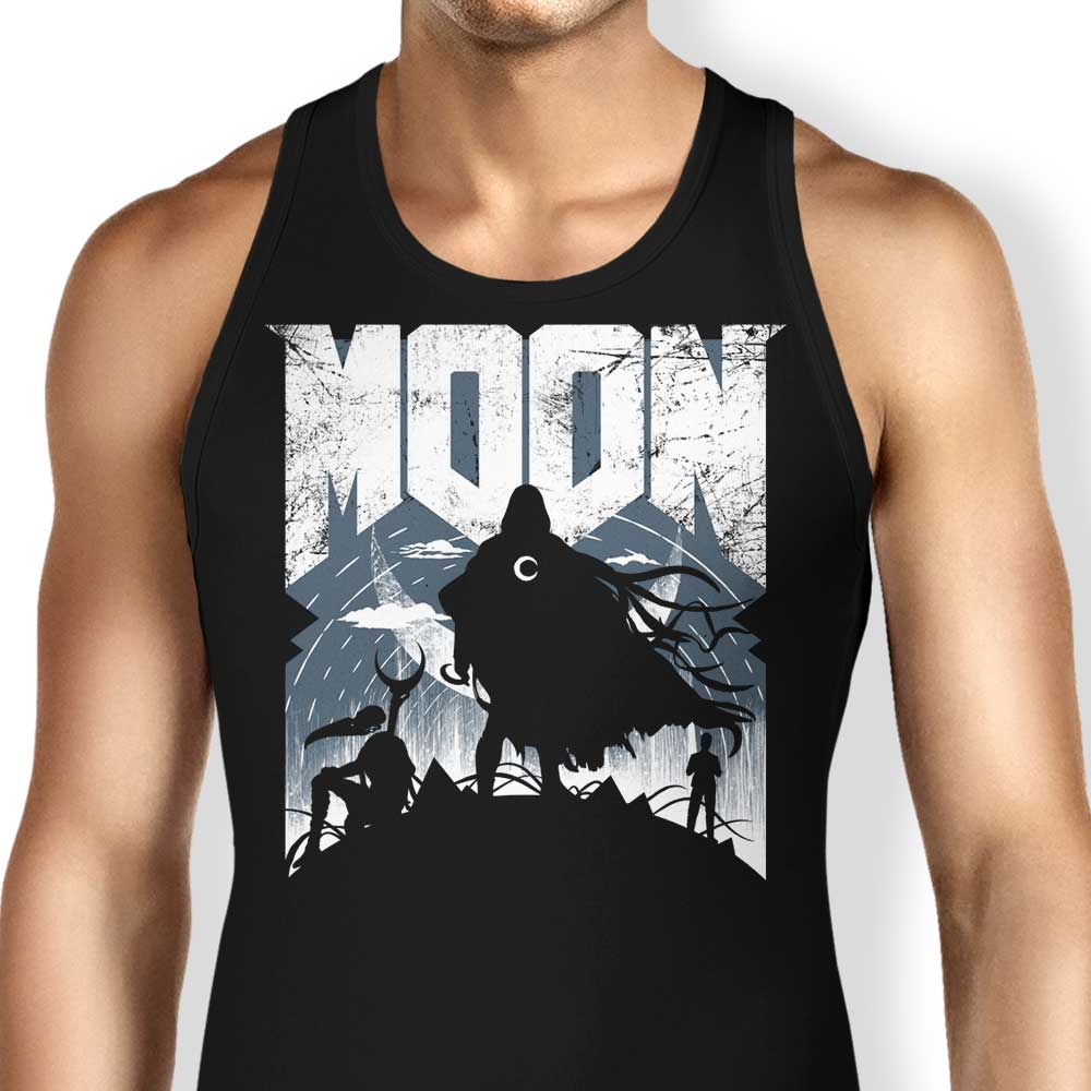 Moon Doom Tank Top - Adult & Kids T-Shirts, Sweatshirts & Hoodies apparel design preview 1