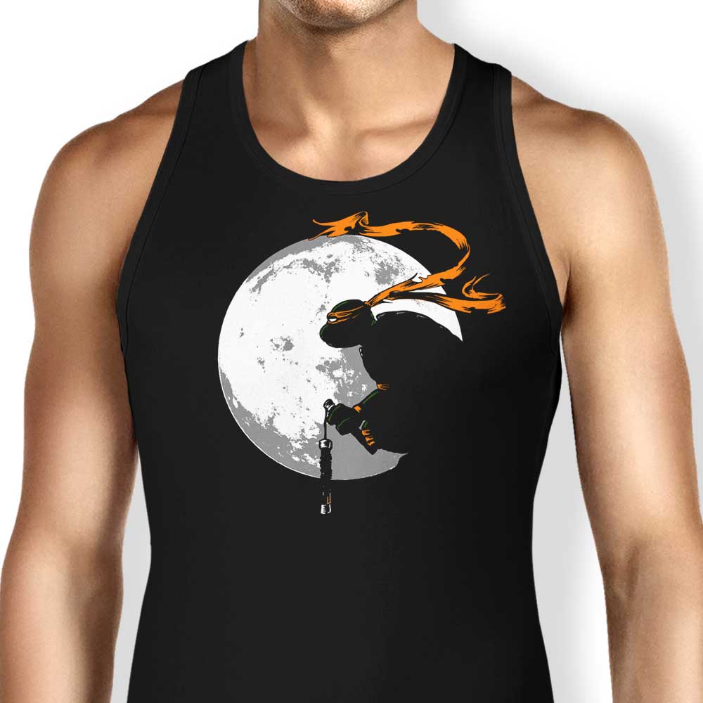 Moon Nunchaku Tank Top - Adult & Kids T-Shirts, Sweatshirts & Hoodies apparel design preview 1