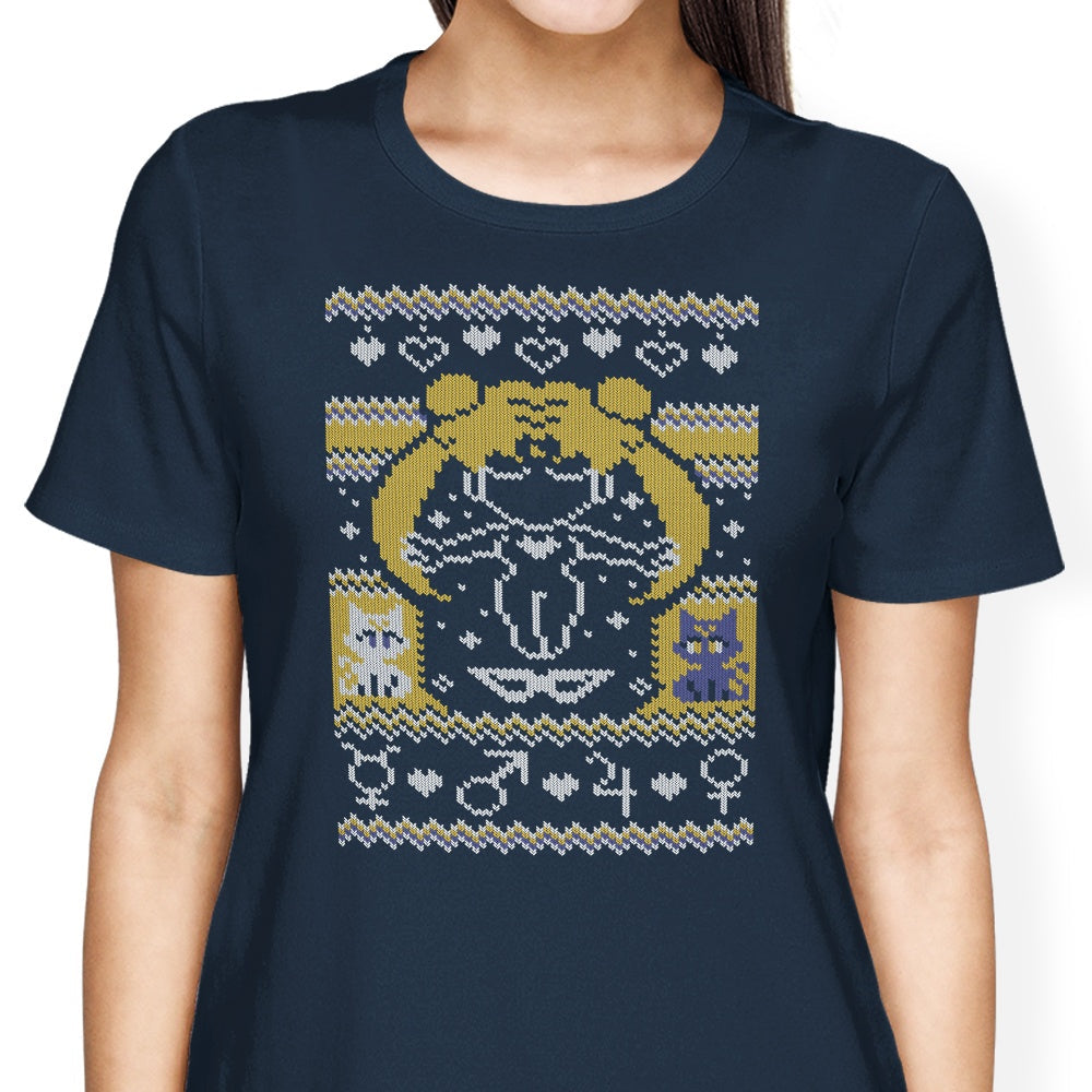 Moon Prism Christmas Women's Apparel - Adult & Kids T-Shirts, Sweatshirts & Hoodies apparel design preview 2