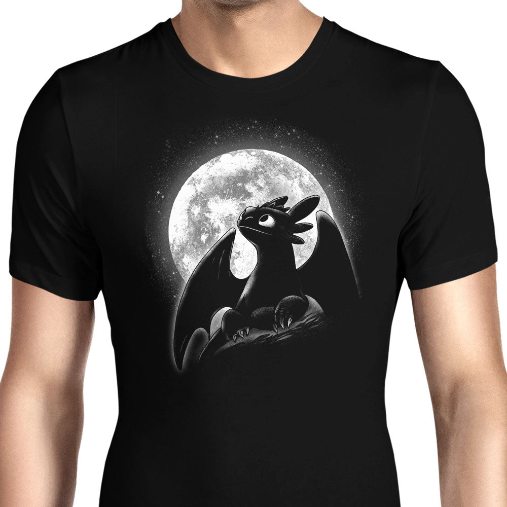 Moonlit Dragon Men's Apparel - Adult & Kids T-Shirts, Sweatshirts & Hoodies apparel design preview 1