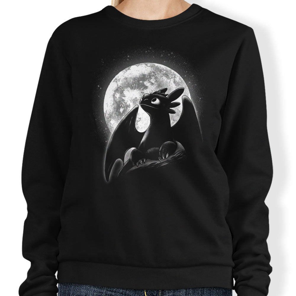 Moonlit Dragon - Adult & Kids T-Shirts, Sweatshirts & Hoodies apparel design preview 1