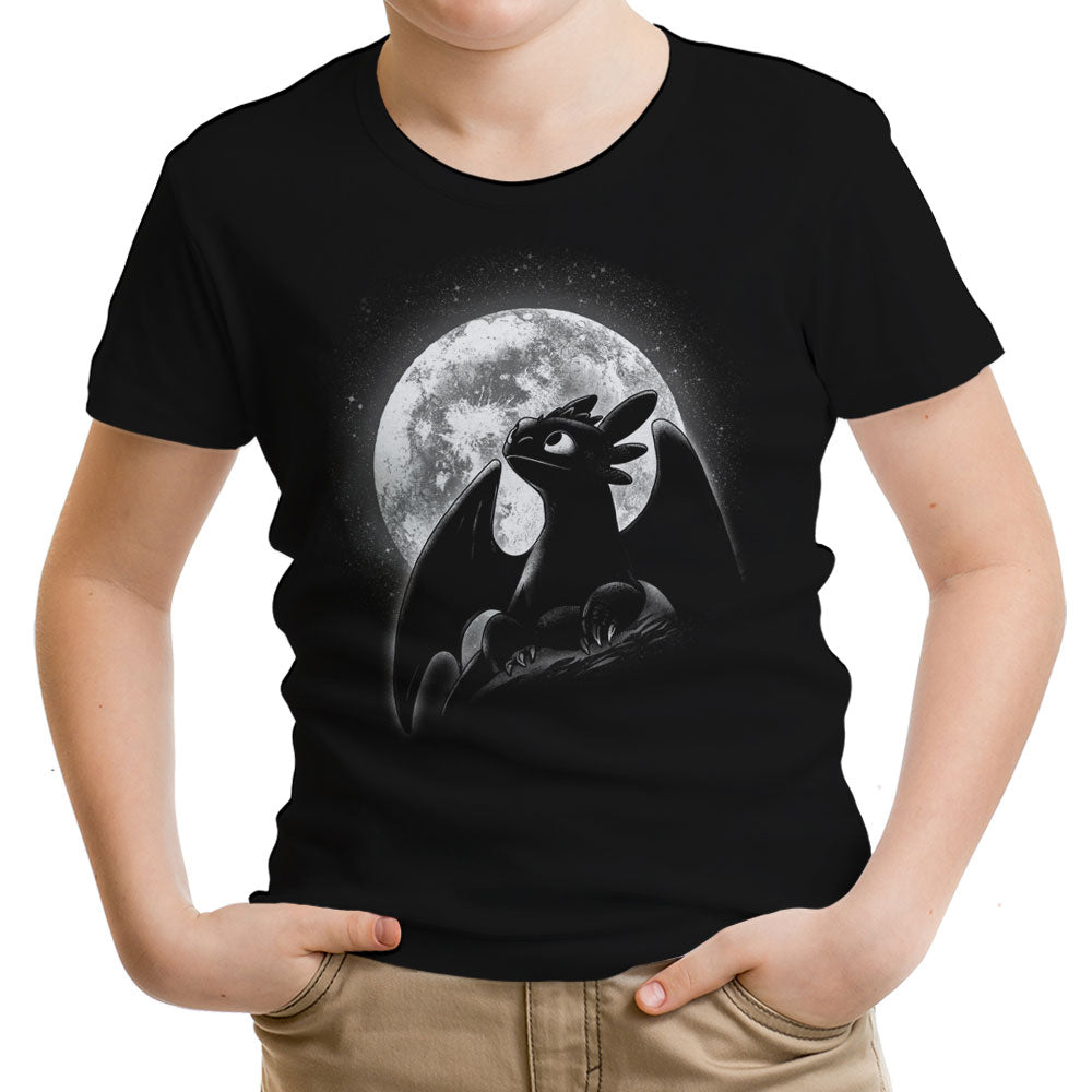Moonlit Dragon Youth Apparel - Adult & Kids T-Shirts, Sweatshirts & Hoodies apparel design preview 1