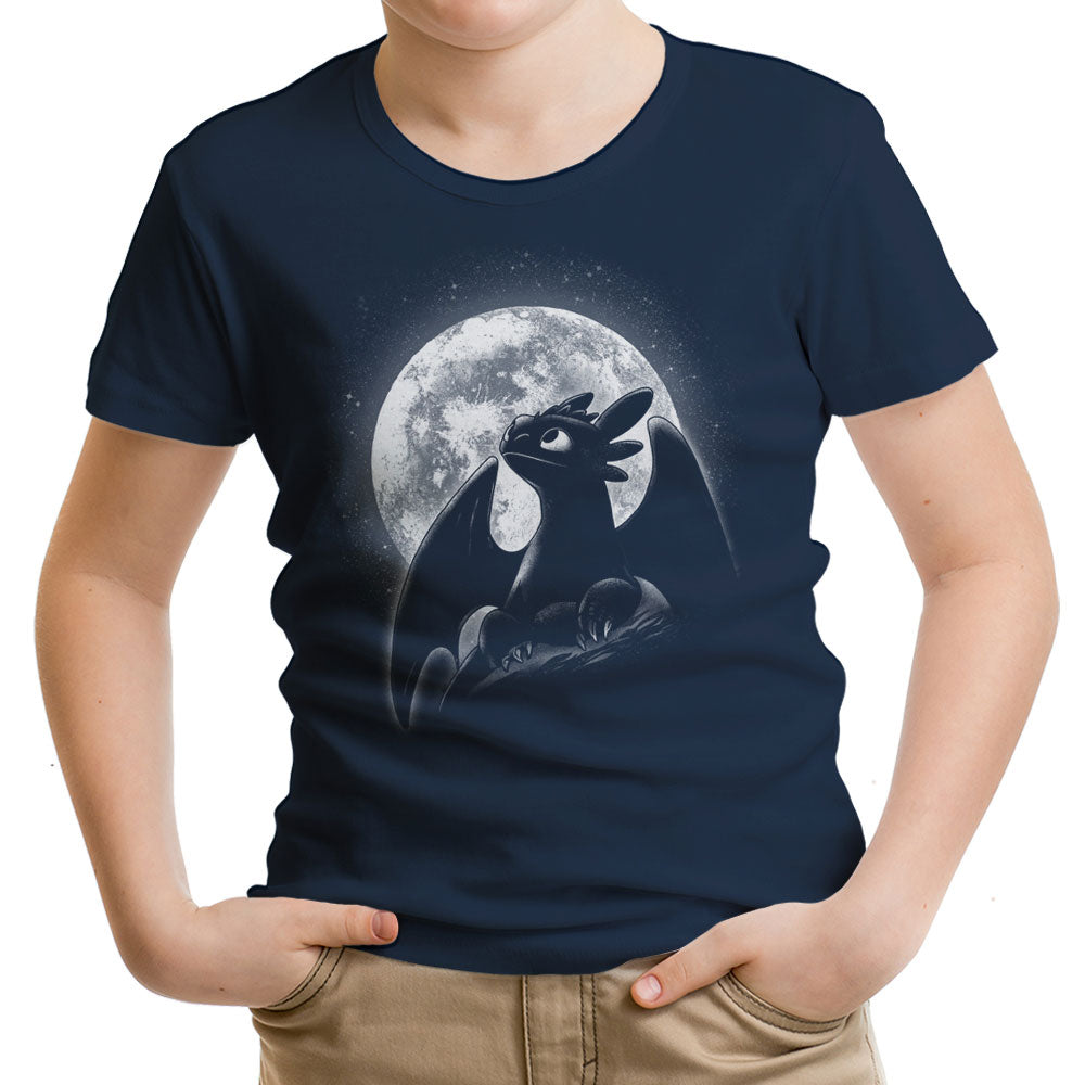 Moonlit Dragon Youth Apparel - Adult & Kids T-Shirts, Sweatshirts & Hoodies apparel design preview 2
