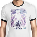 Moonlit Mind Ringer - Adult & Kids T-Shirts, Sweatshirts & Hoodies apparel design preview 1