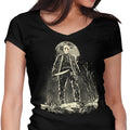 Moonlit Slasher Women's V-Neck - Adult & Kids T-Shirts, Sweatshirts & Hoodies apparel design preview 1