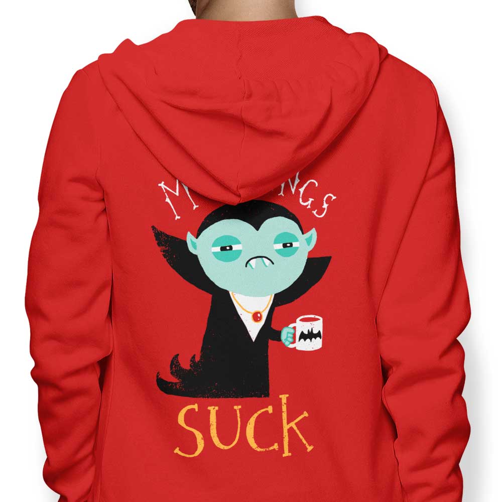 Mornings Suck - Adult & Kids T-Shirts, Sweatshirts & Hoodies apparel design preview 1