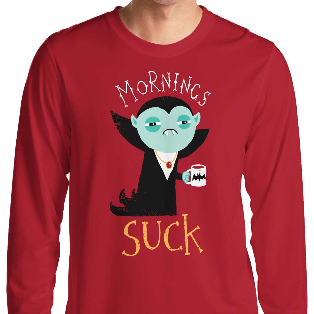 Mornings Suck - Adult & Kids T-Shirts, Sweatshirts & Hoodies apparel design preview 1