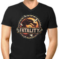Mortal Fatality Men's V-Neck - Adult & Kids T-Shirts, Sweatshirts & Hoodies apparel design preview 1