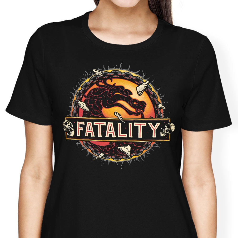 Mortal Fatality Women's Apparel - Adult & Kids T-Shirts, Sweatshirts & Hoodies apparel design preview 1