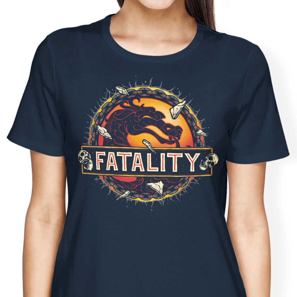 Mortal Fatality Women's Apparel - Adult & Kids T-Shirts, Sweatshirts & Hoodies apparel design preview 2