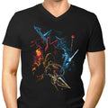 Mortal Fighters Men's V-Neck - Adult & Kids T-Shirts, Sweatshirts & Hoodies apparel design preview 1