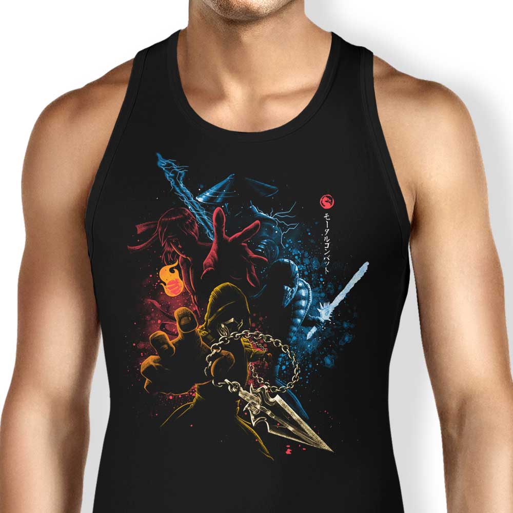 Mortal Fighters Tank Top - Adult & Kids T-Shirts, Sweatshirts & Hoodies apparel design preview 1