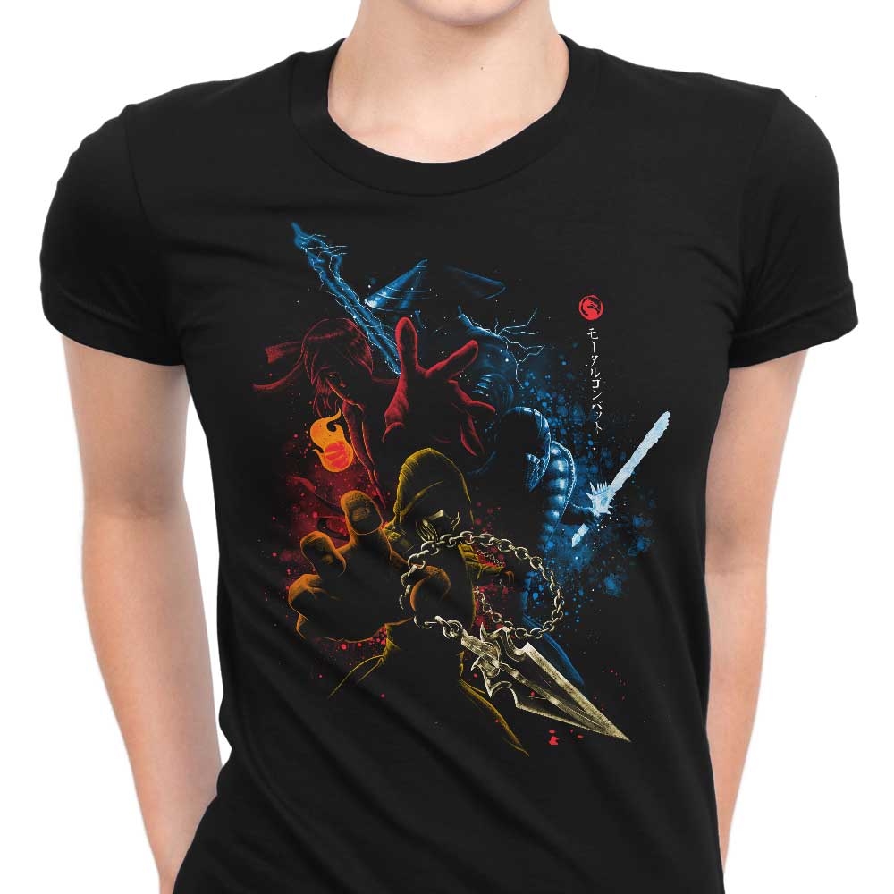 Mortal Fighters Women's Apparel - Adult & Kids T-Shirts, Sweatshirts & Hoodies apparel design preview 1