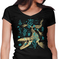 Mosasaurus Fossils Women's V-Neck - Adult & Kids T-Shirts, Sweatshirts & Hoodies apparel design preview 1