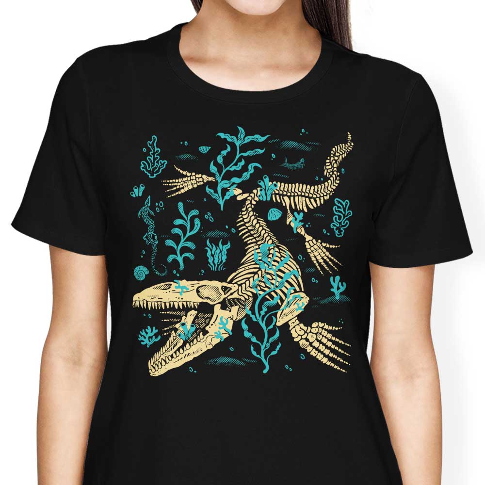 Mosasaurus Fossils Women's Apparel - Adult & Kids T-Shirts, Sweatshirts & Hoodies apparel design preview 1