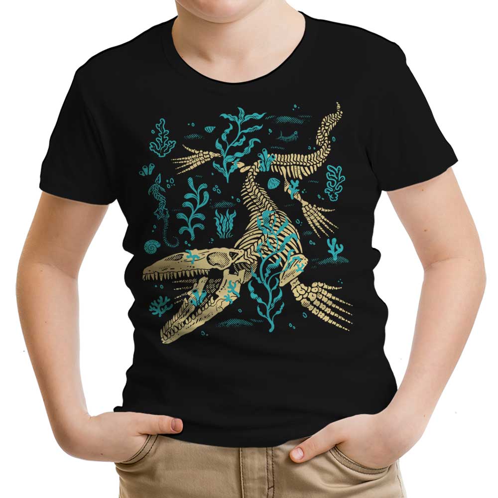 Mosasaurus Fossils Youth Apparel - Adult & Kids T-Shirts, Sweatshirts & Hoodies apparel design preview 1