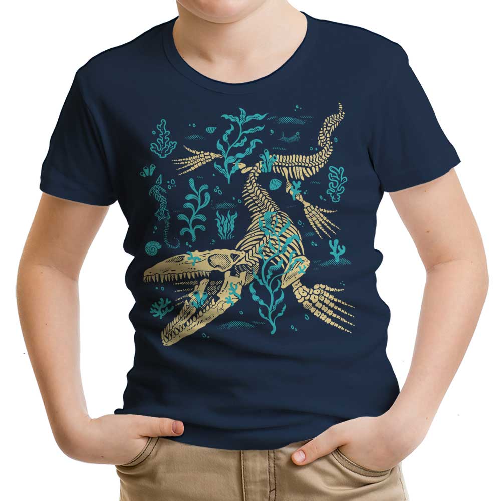 Mosasaurus Fossils Youth Apparel - Adult & Kids T-Shirts, Sweatshirts & Hoodies apparel design preview 2