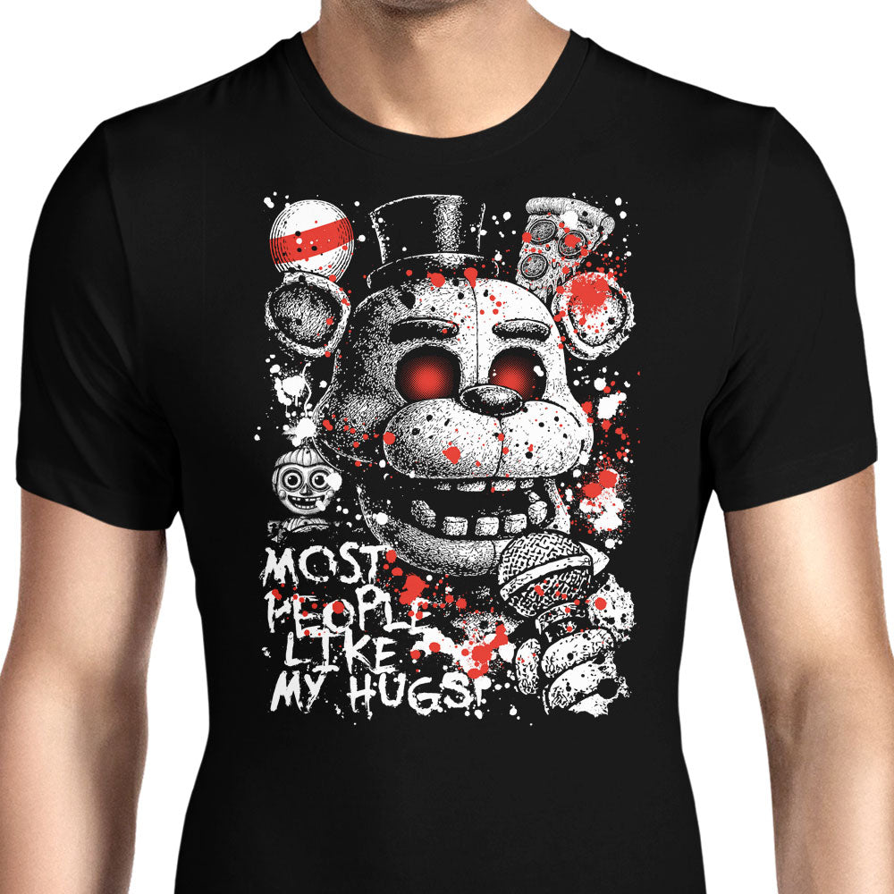 Most People Like My Hugs Men's Apparel - Adult & Kids T-Shirts, Sweatshirts & Hoodies apparel design preview 1