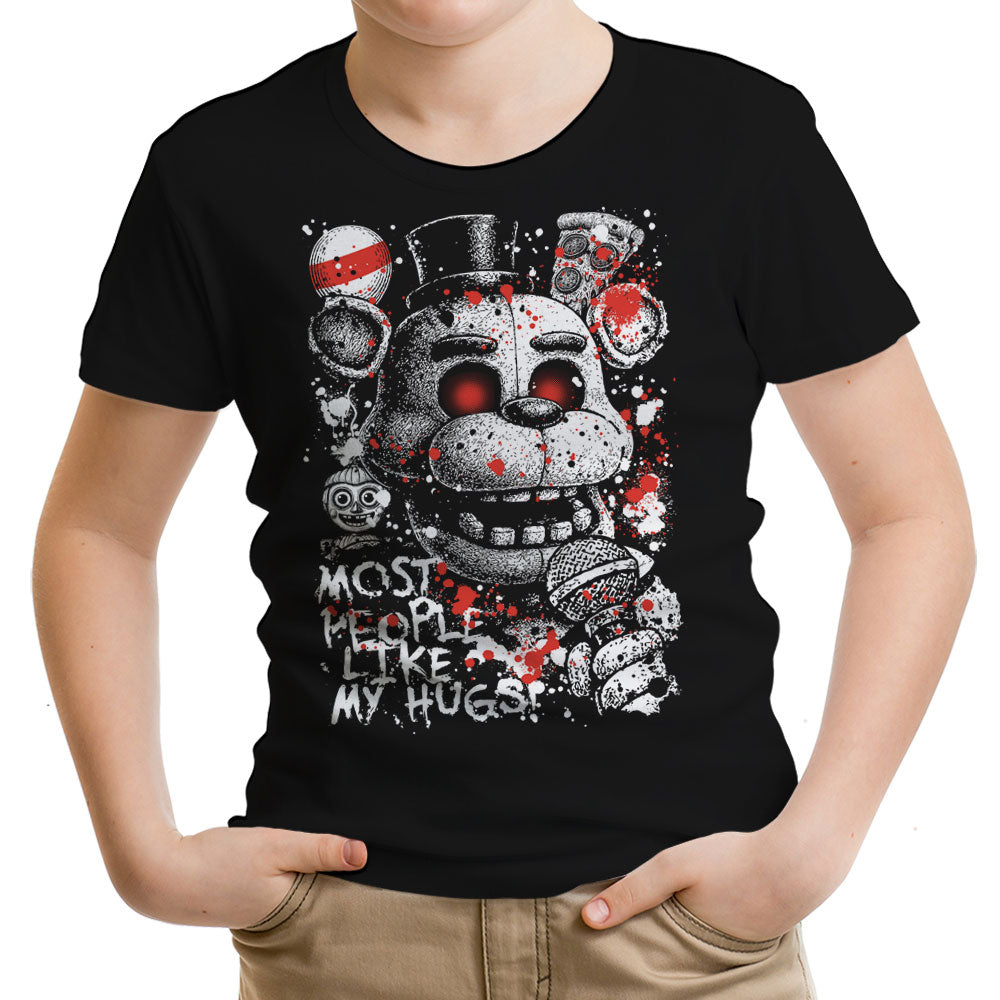 Most People Like My Hugs Youth Apparel - Adult & Kids T-Shirts, Sweatshirts & Hoodies apparel design preview 1