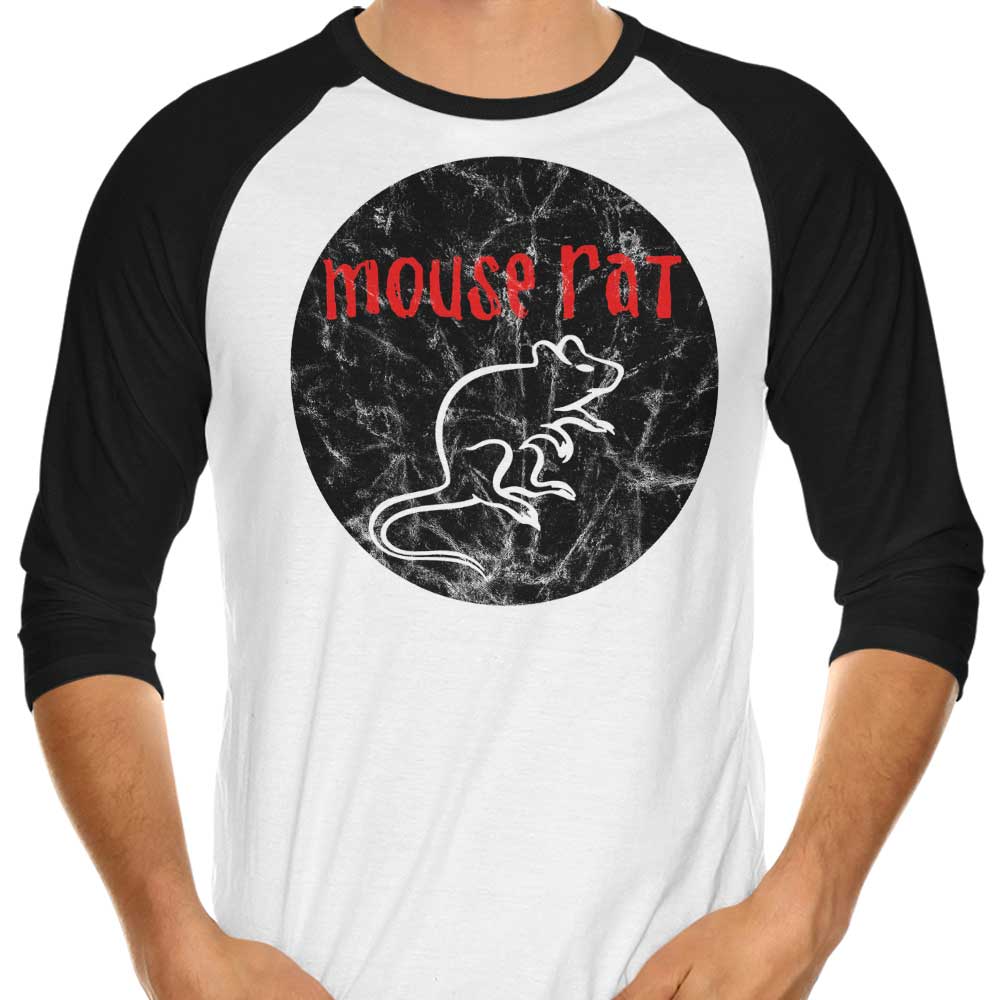 Mouse Rat 3/4 Sleeve Raglan - Adult & Kids T-Shirts, Sweatshirts & Hoodies apparel design preview 1