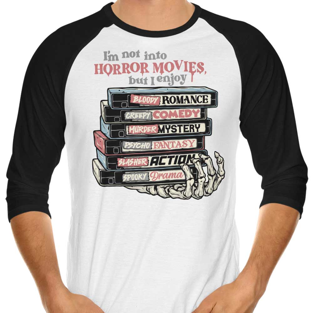 Movie Time 3/4 Sleeve Raglan - Adult & Kids T-Shirts, Sweatshirts & Hoodies apparel design preview 1