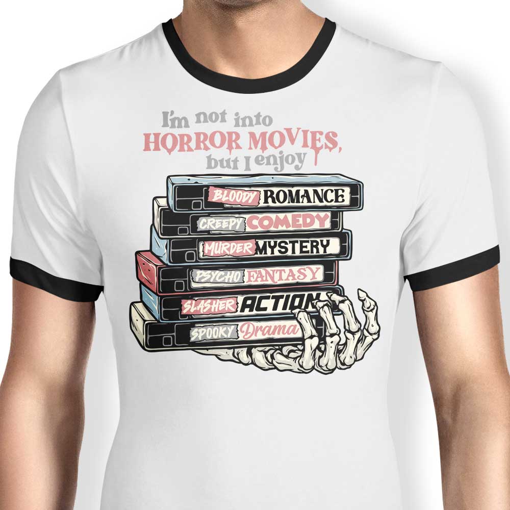 Movie Time Ringer - Adult & Kids T-Shirts, Sweatshirts & Hoodies apparel design preview 1