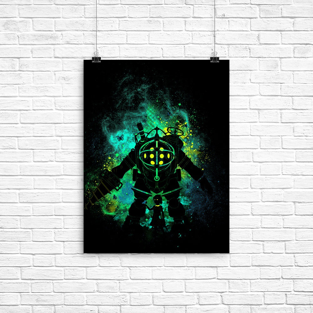 Mr. Bubble Art Poster - Adult & Kids T-Shirts, Sweatshirts & Hoodies apparel design preview 1