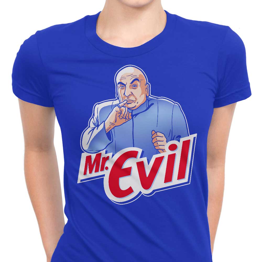 Mr. Evil Women's Apparel - Adult & Kids T-Shirts, Sweatshirts & Hoodies apparel design preview 1