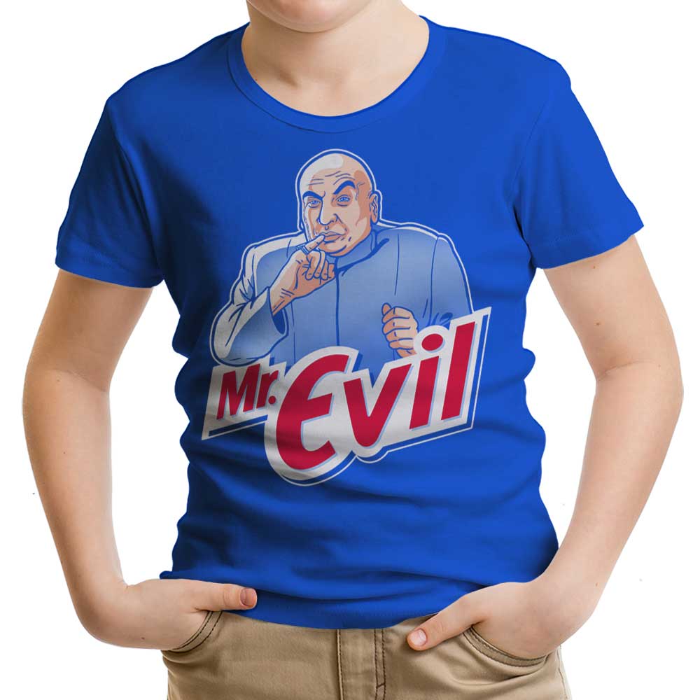 Mr. Evil Youth Apparel - Adult & Kids T-Shirts, Sweatshirts & Hoodies apparel design preview 1