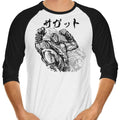 Muay Tahi God 3/4 Sleeve Raglan - Adult & Kids T-Shirts, Sweatshirts & Hoodies apparel design preview 1