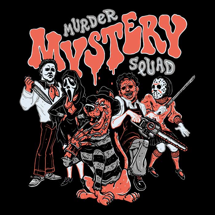 Murder Mystery Squad Men's V-Neck - Adult & Kids T-Shirts, Sweatshirts & Hoodies apparel design preview 2