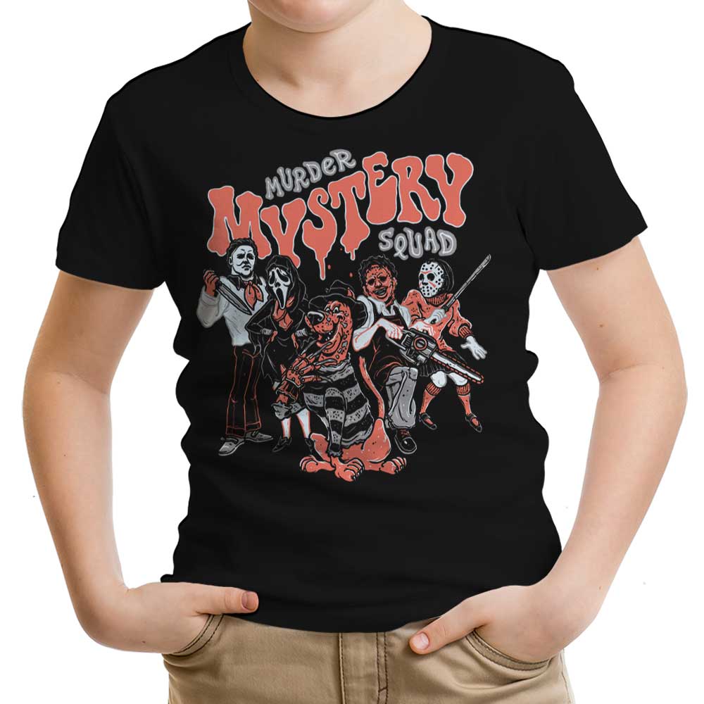 Murder Mystery Squad Youth Apparel - Adult & Kids T-Shirts, Sweatshirts & Hoodies apparel design preview 1