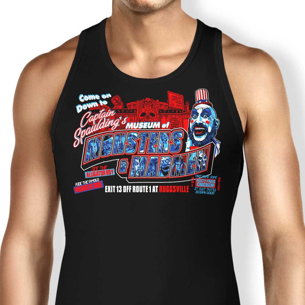 Museum of Monsters and Madmen Tank Top - Adult & Kids T-Shirts, Sweatshirts & Hoodies apparel design preview 1