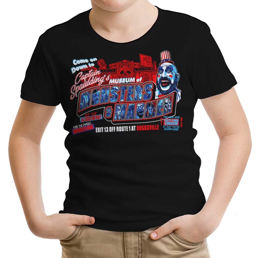 Museum of Monsters and Madmen Youth Apparel - Adult & Kids T-Shirts, Sweatshirts & Hoodies apparel design preview 1