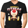 Mushroom Fitness Men's V-Neck - Adult & Kids T-Shirts, Sweatshirts & Hoodies apparel design preview 1