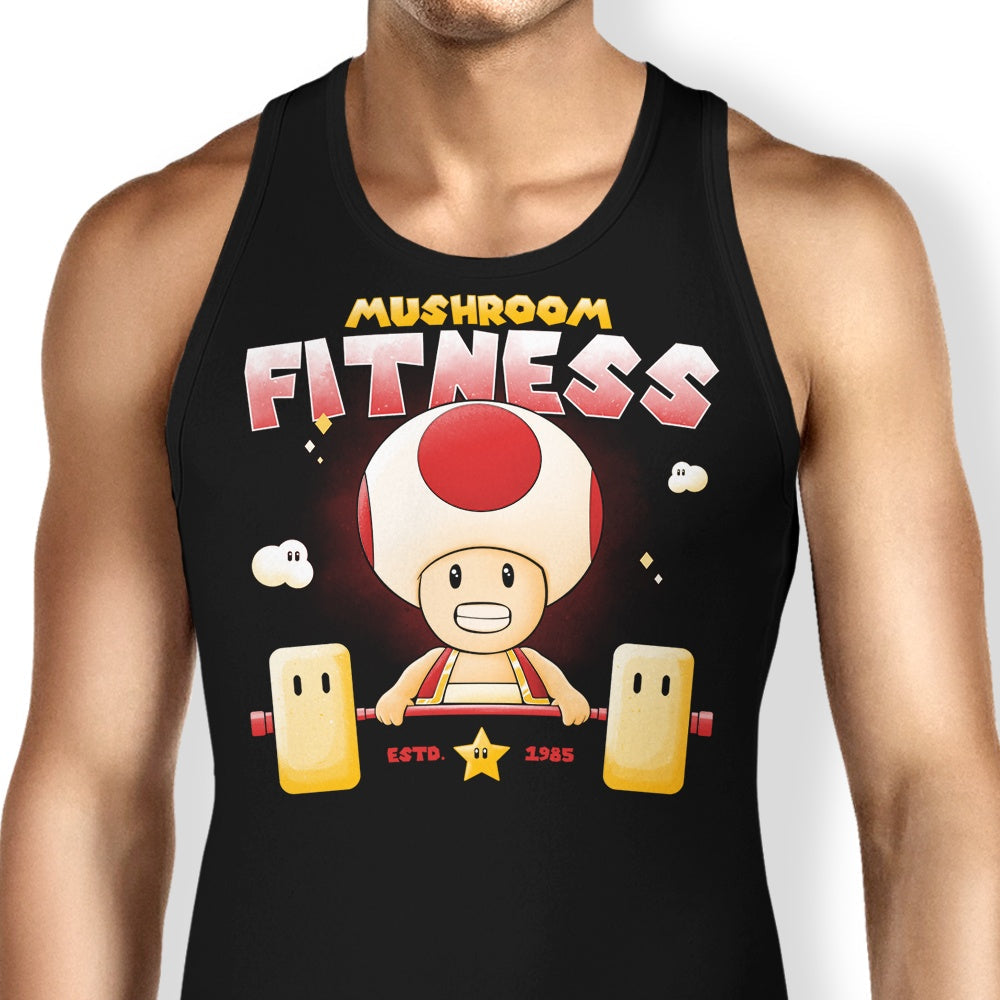 Mushroom Fitness Tank Top - Adult & Kids T-Shirts, Sweatshirts & Hoodies apparel design preview 1