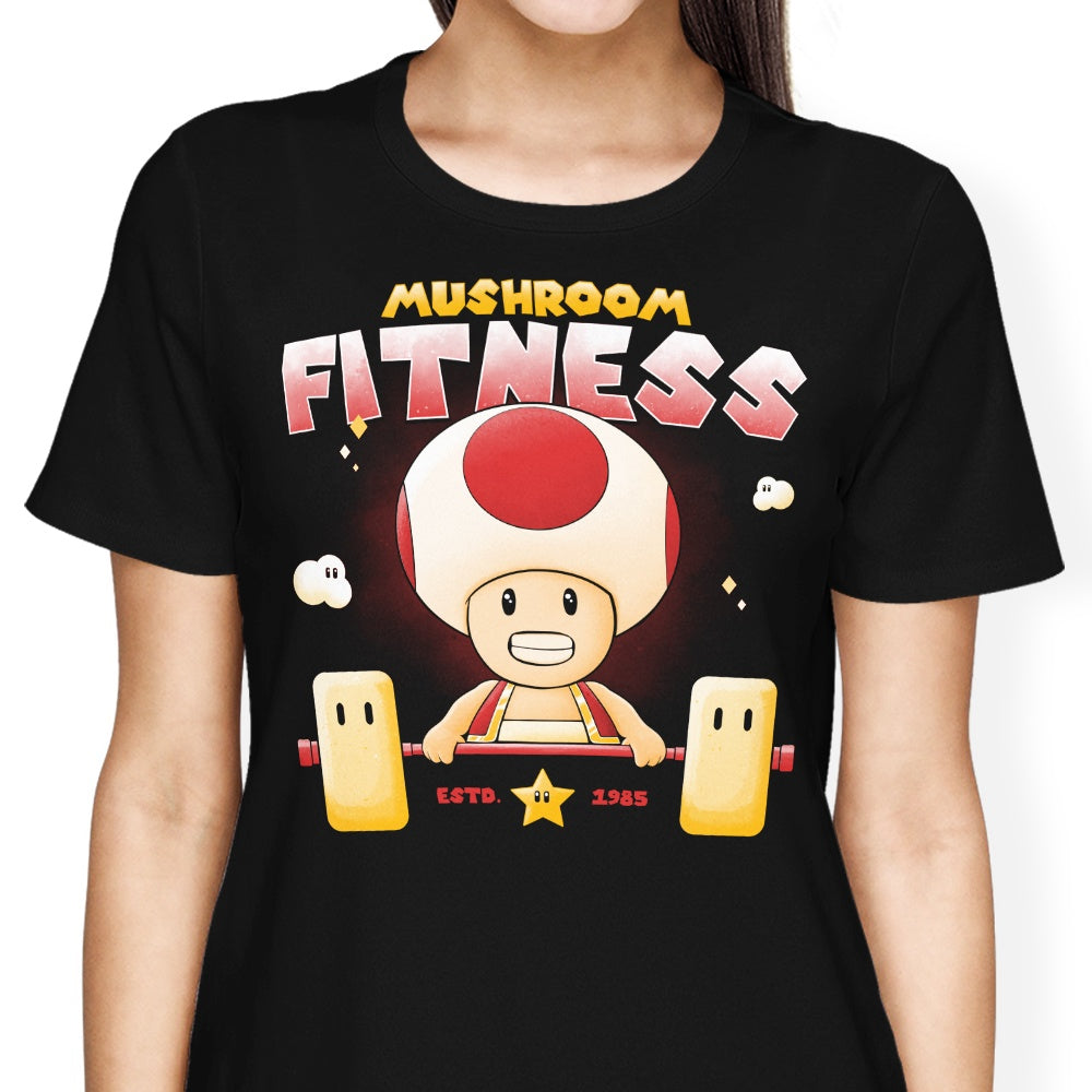 Mushroom Fitness Women's Apparel - Adult & Kids T-Shirts, Sweatshirts & Hoodies apparel design preview 1