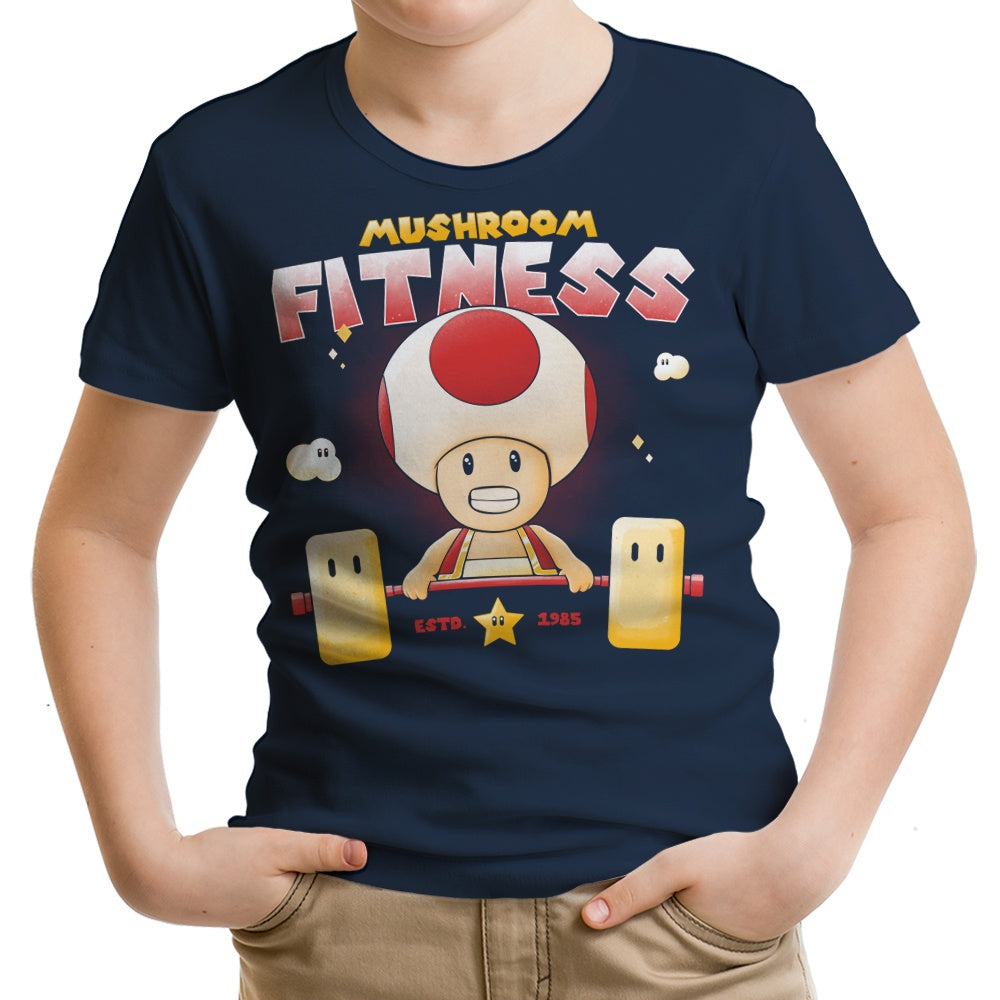 Mushroom Fitness Youth Apparel - Adult & Kids T-Shirts, Sweatshirts & Hoodies apparel design preview 2