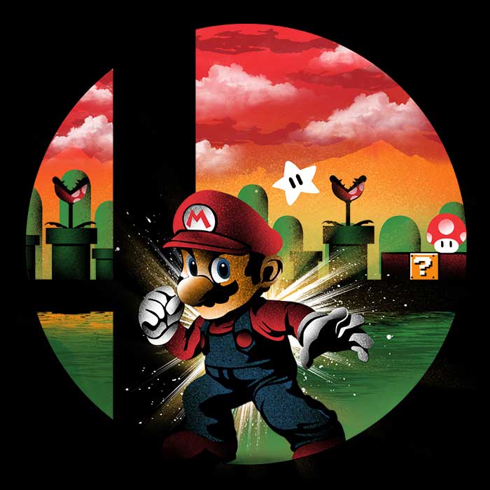 Mushroom Smash - Adult & Kids T-Shirts, Sweatshirts & Hoodies apparel design preview 2