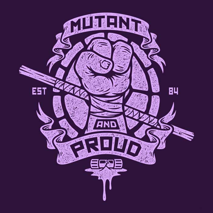 Mutant and Proud: Donnie Women's Apparel - Adult & Kids T-Shirts, Sweatshirts & Hoodies apparel design preview 2