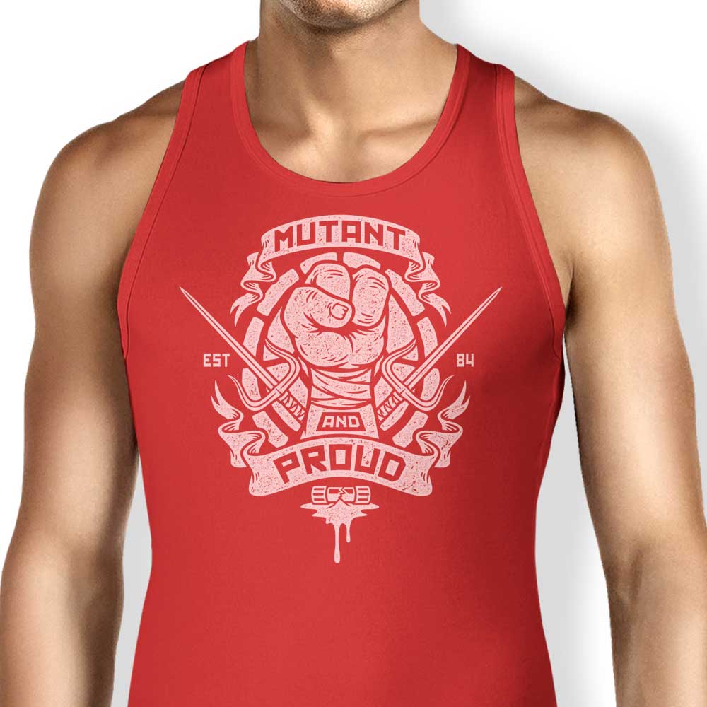 Mutant and Proud: Raph Tank Top - Adult & Kids T-Shirts, Sweatshirts & Hoodies apparel design preview 1