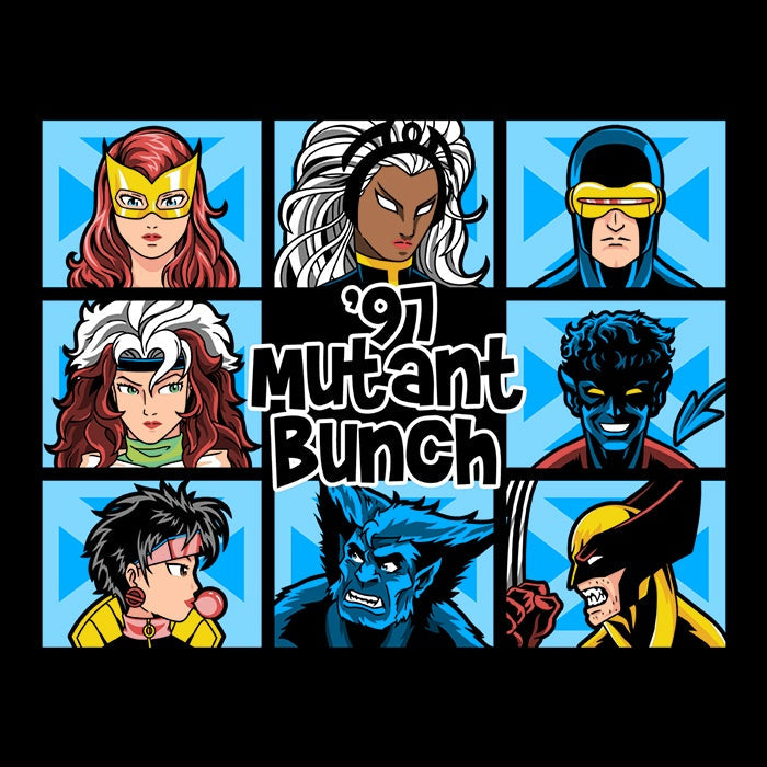 Mutant Bunch '97 Coasters - Adult & Kids T-Shirts, Sweatshirts & Hoodies apparel design preview 1