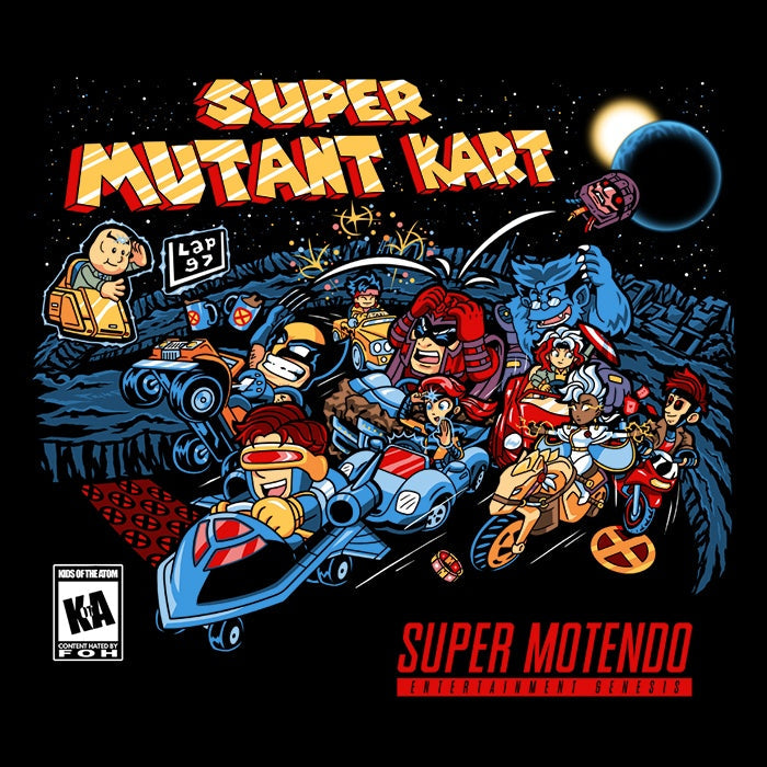 Mutant Kart - Adult & Kids T-Shirts, Sweatshirts & Hoodies apparel design preview 2